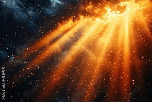 A dramatic spot light backg...