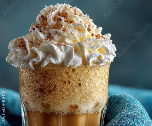 A refreshing coffee smoothi...