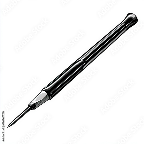 screwdriver silhouette , bl...