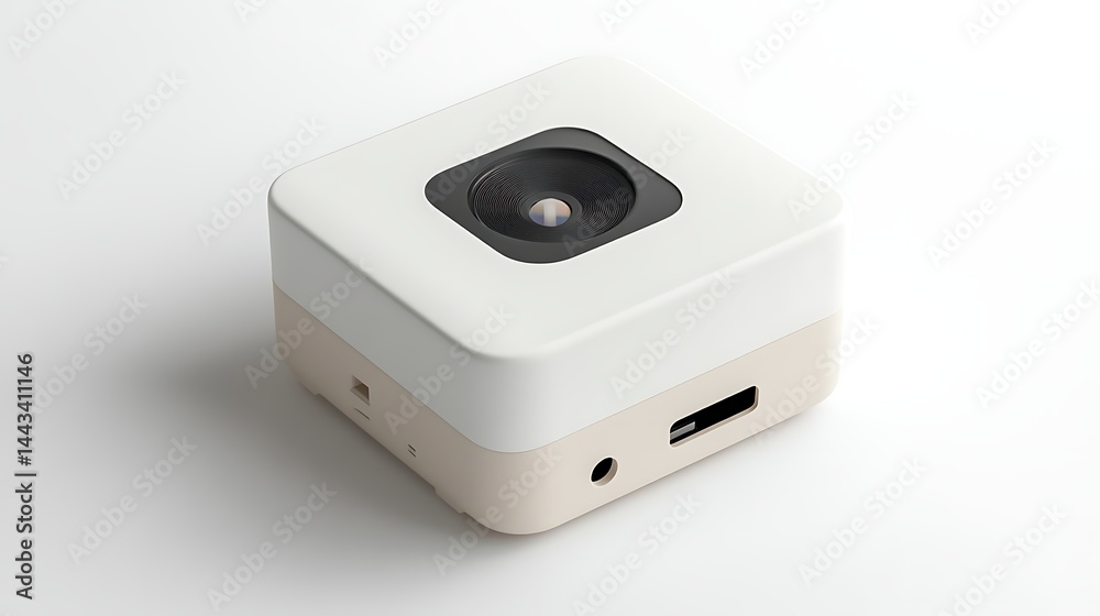 Fototapeta premium Small electronic device isolated on white