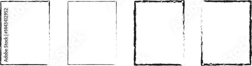 painted brush frame, Grunge-Style Frame Templates and Edgy Border Designs, hand draw frame design