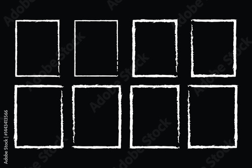 painted brush frame, Grunge-Style Frame Templates and Edgy Border Designs, hand draw frame design