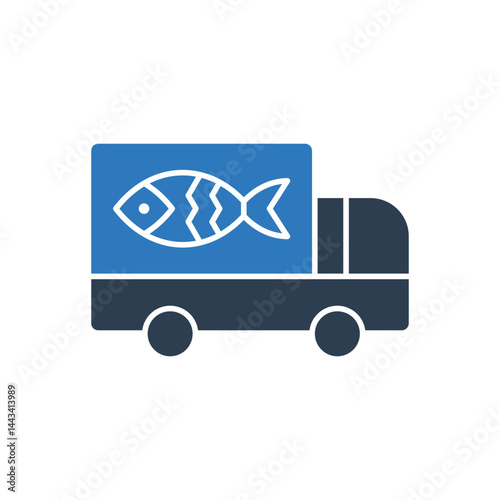 Fish Delivery Track Icon