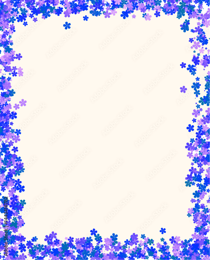 Delicate Floral Frame for Invitations and Greetings Delicate Floral Frame for Invitations and Greetings