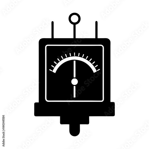 Strain Gauge silhouette vector