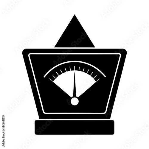 Strain Gauge silhouette vector