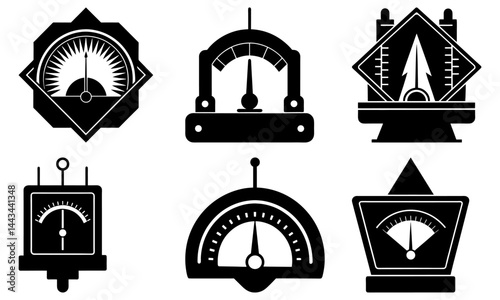 Strain Gauge silhouette vector