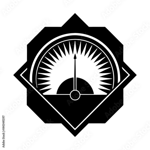 Strain Gauge silhouette vector