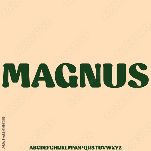 Elegant luxury curved typeface display font vector. Beautiful typography style illustration