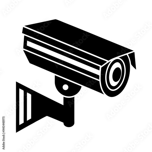 Security Camera silhouette vector