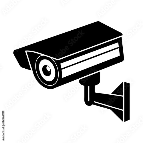 Security Camera silhouette vector