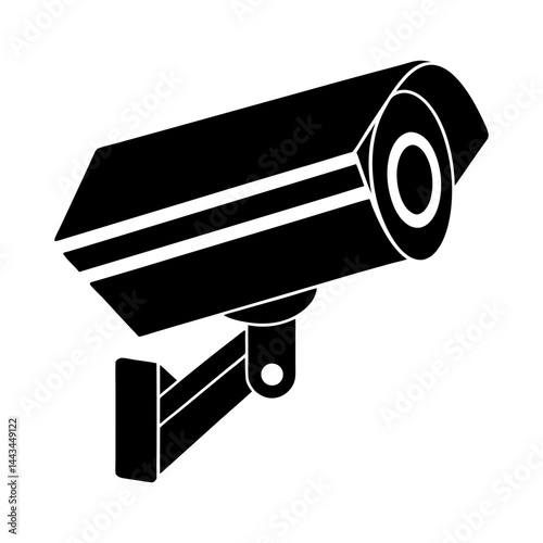 Security Camera silhouette vector
