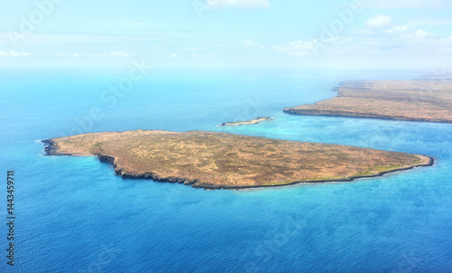 Obraz na płótnie Aerial view of the Galapagos Islands, Ecuador. w salonie