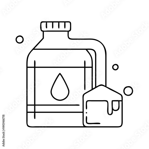 oil icon, oil vector illustration-simple illustration of oil, perfect for oil logos and icons