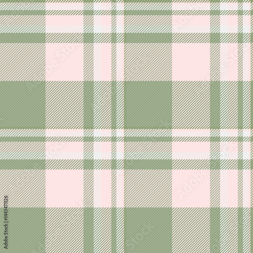 Elegant pale pink and sage green plaid pattern.  Perfect for textile design, fashion, or website backgrounds.  Subtle yet stylish, this repeating texture evokes a feeling of calm and sophistication.