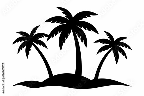 palm trees silhouette