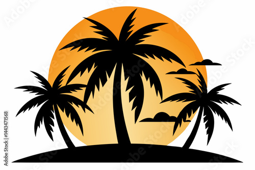 palm tree silhouette