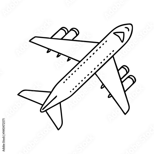 plane icon, plane vector illustration-simple illustration of plane, perfect for plane logos and icons