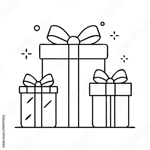 presents icon, presents vector illustration-simple illustration of presents, perfect for presents logos and icons