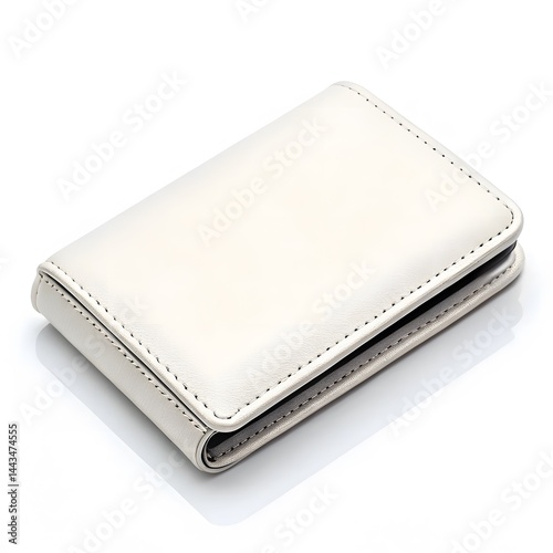 Obraz na płótnie Off-white Leather Card Holder w salonie