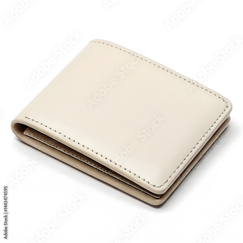 Obraz na płótnie Cream Leather Wallet w salonie