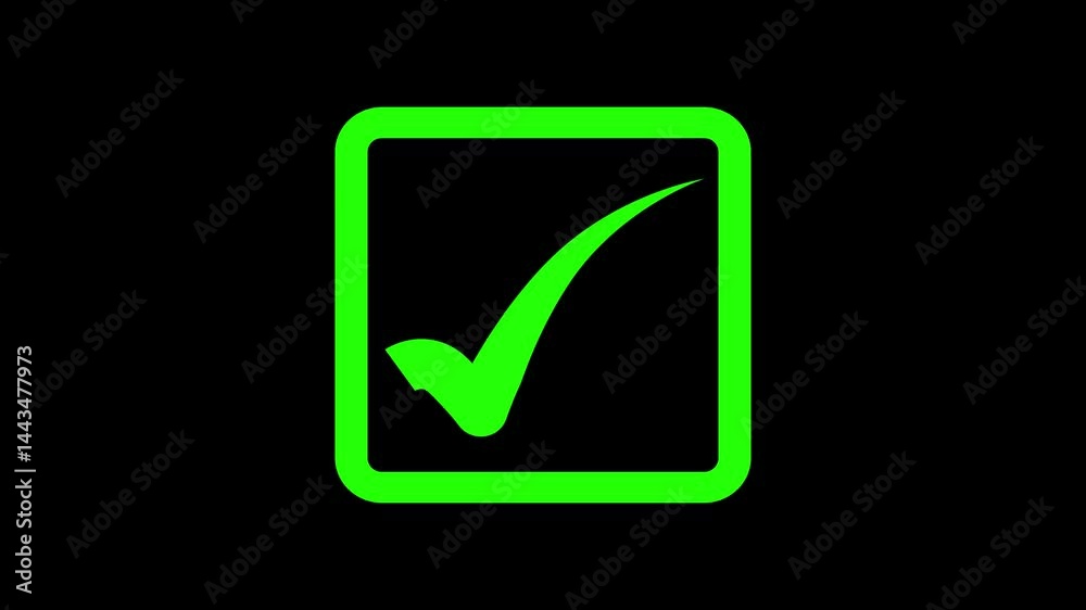 Checkbox Marking Animation, Animated Checkbox Icon, Check Box Selection Animation Checkbox Marking Animation, Animated Checkbox Icon, Check Box Selection Animation