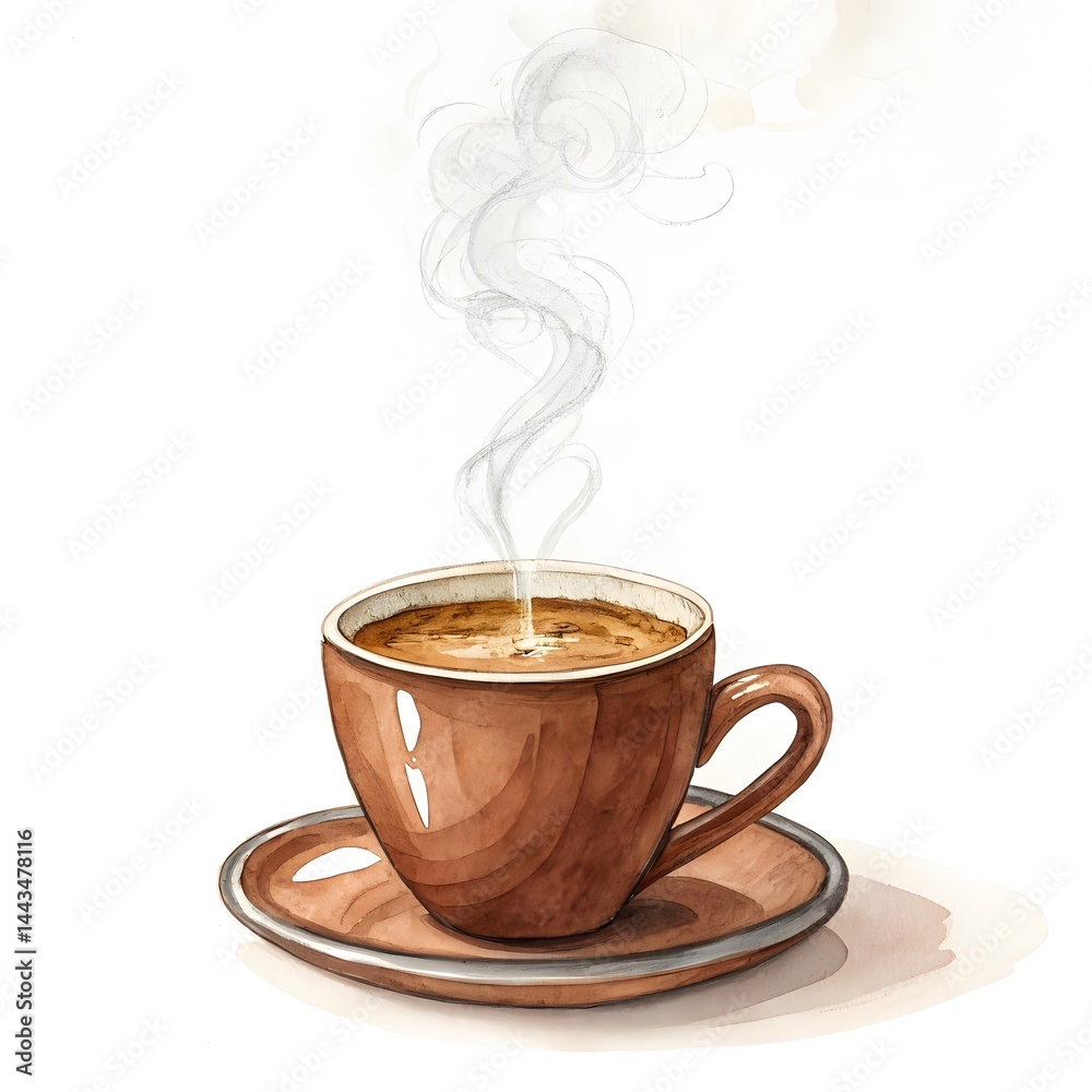 Steaming Cup of Coffee