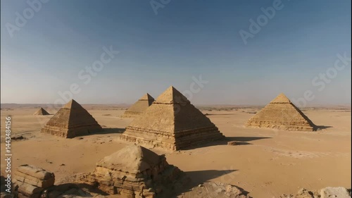 Ancient Pyramids in the Desert