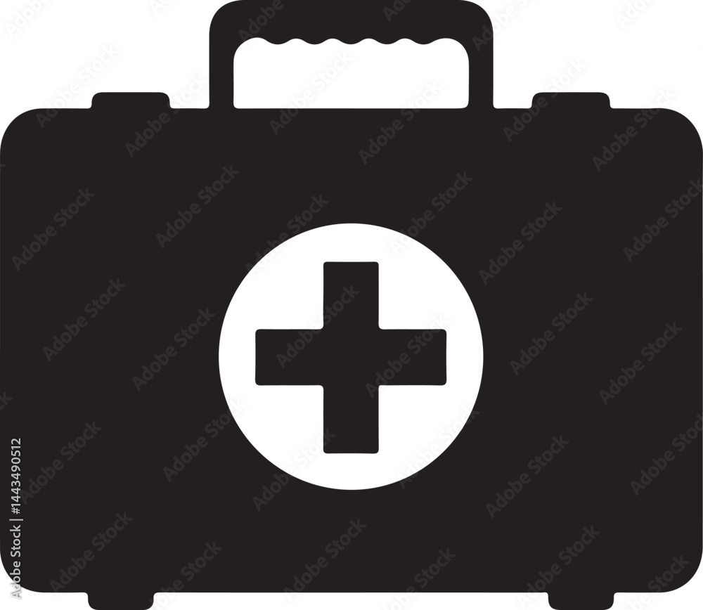 Medical Bag Icon - Vector