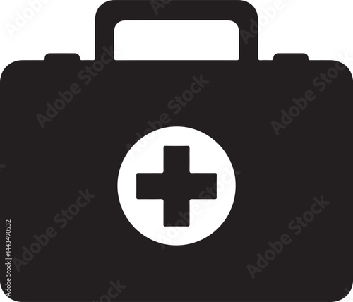 Medical Bag Icon - Vector