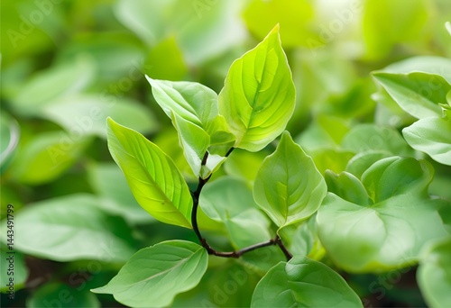 Fresh green basil leaves with a rich, vibrant color and a fragrant, aromatic herbal scent.
