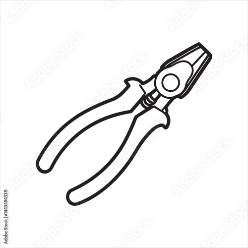 Manual Wire Stripper White background