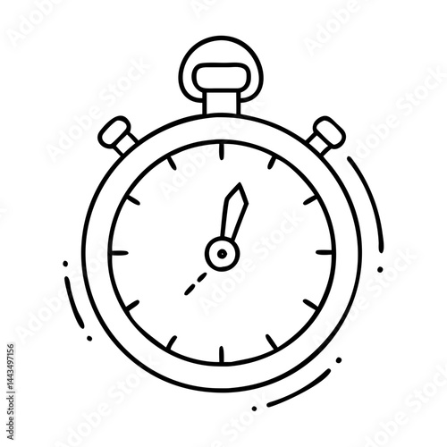 stopwatch icon, stopwatch vector illustration-simple illustration of stopwatch, perfect for stopwatch logos and icons