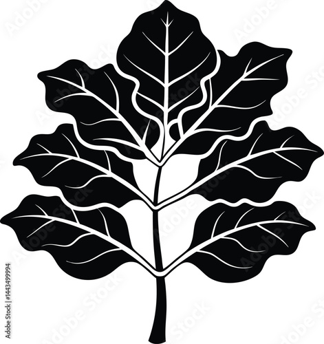 fiddle leaf fig tree silhouette