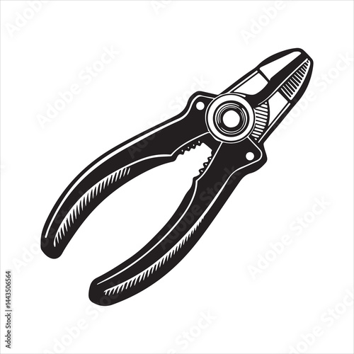 Manual Wire Stripper White background