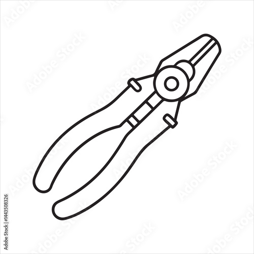 Manual Wire Stripper White background