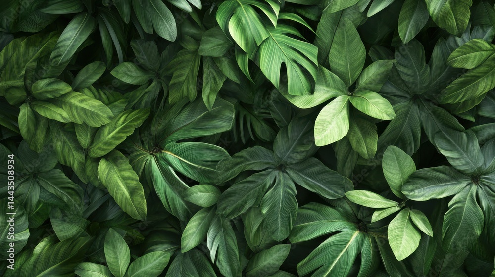 Foliage of green in wooded environment Foliage of green in wooded environment