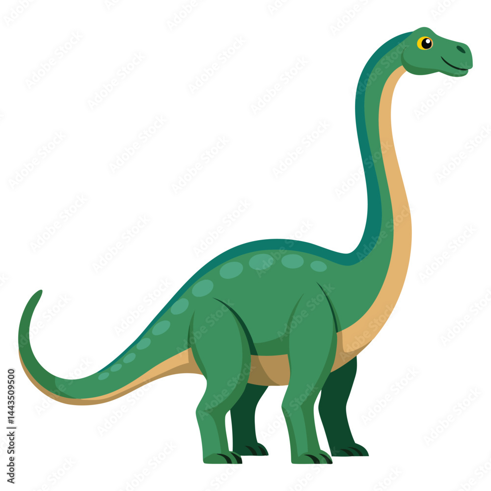 Fototapeta premium Brontosaurus Vector 