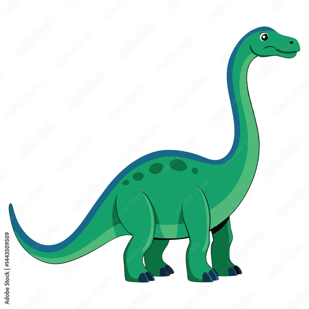 Obraz premium Brontosaurus Vector 