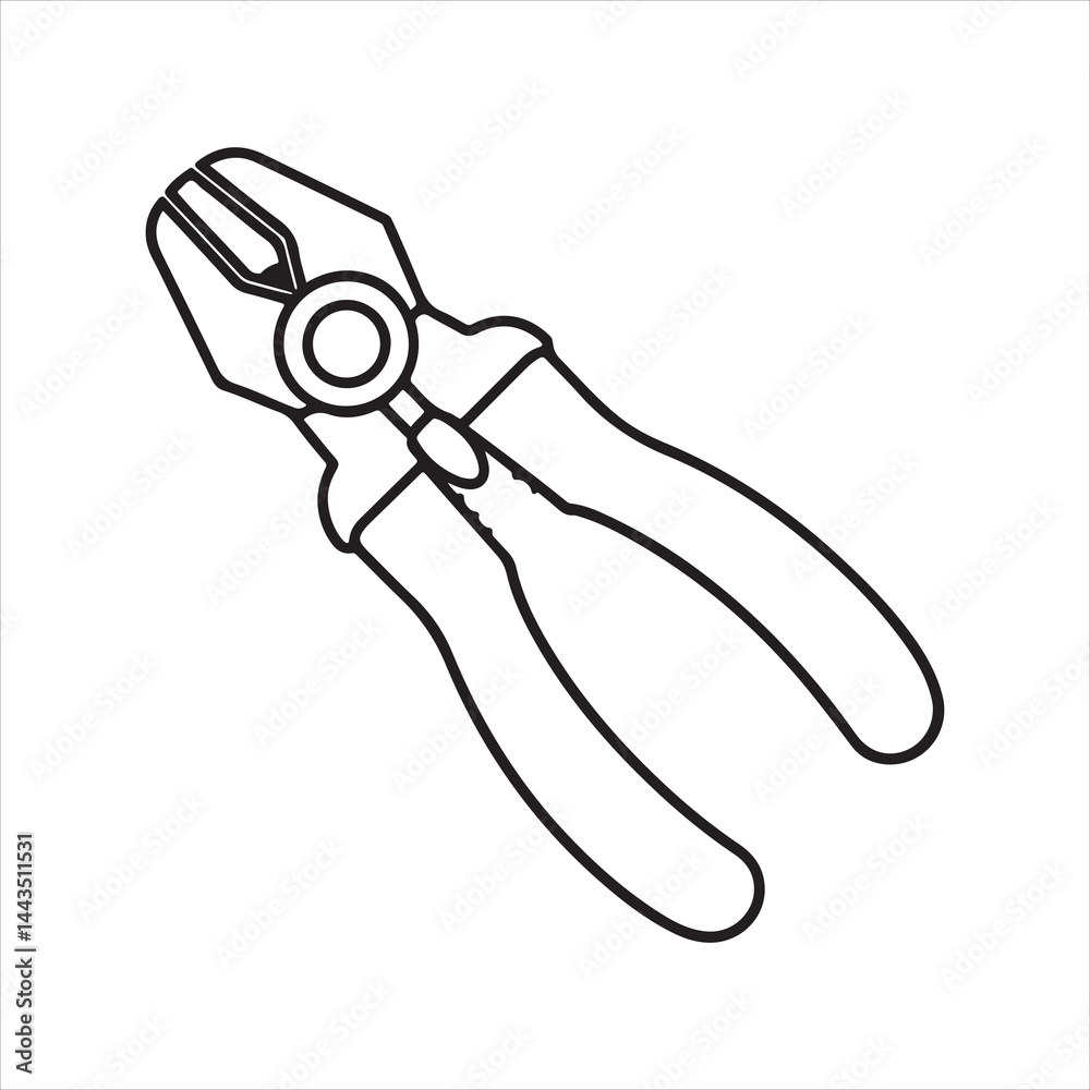 Manual Wire Stripper White background Manual Wire Stripper White background