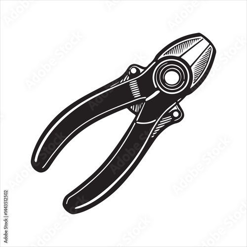 Manual Wire Stripper White background