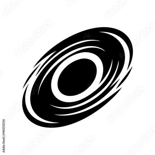 Abstract vortex design with an elliptical shape and dynamic swirling effect