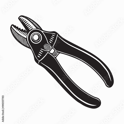 Manual Wire Stripper White background
