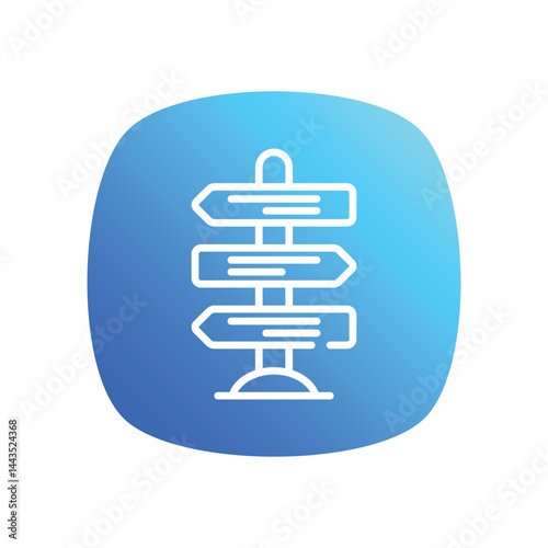 Pointers Icon vector stock illustration