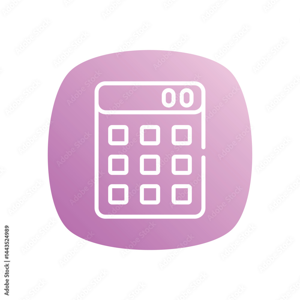 Calculator Icon vector stock illustration Calculator Icon vector stock illustration