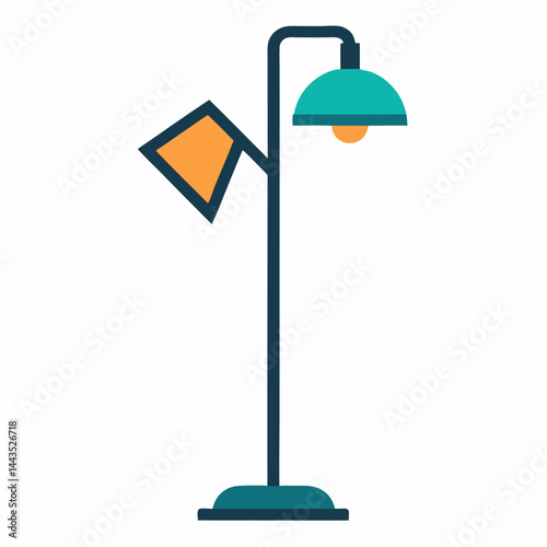 Floor Lamp Icon isolated on White Background