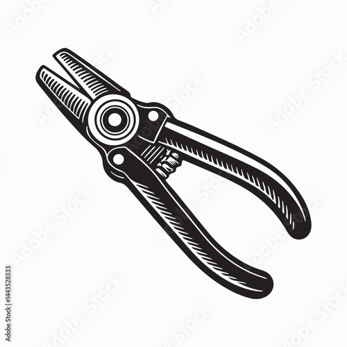 Manual Wire Stripper White background