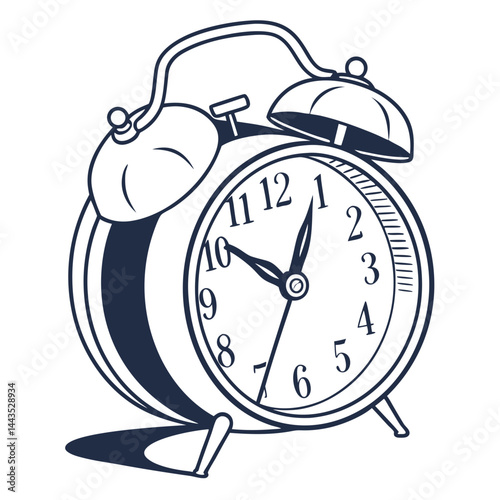 alarm clock vector illustration