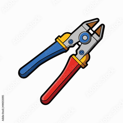 Manual Wire Stripper White background