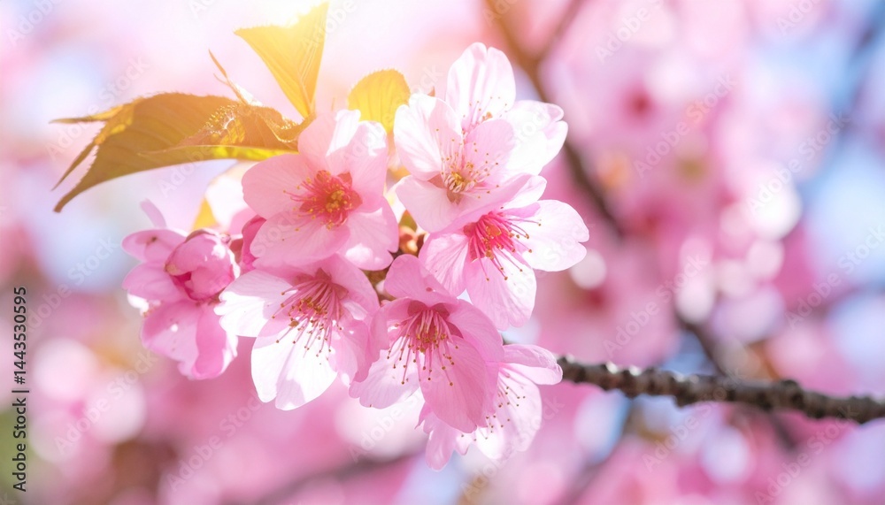 Fototapeta premium pink cherry blossom